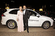 Caroline Beil mit Freund Philipp Sattler Leipziger Opernball 2015 in Leipzig am 31.10.2015 Foto: BrauerPhotos © M.Nass fuer Porsche